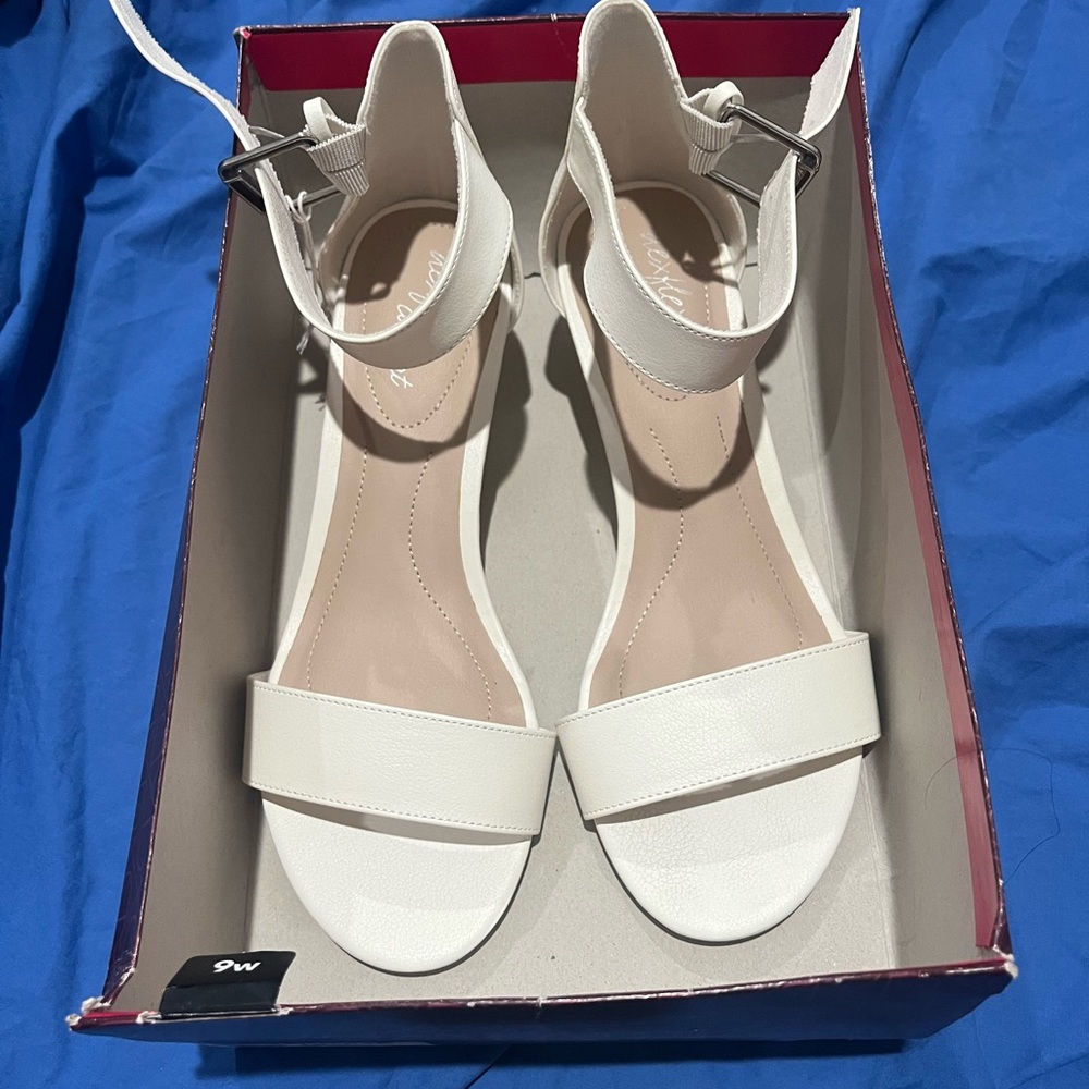 White Strap Heels!
